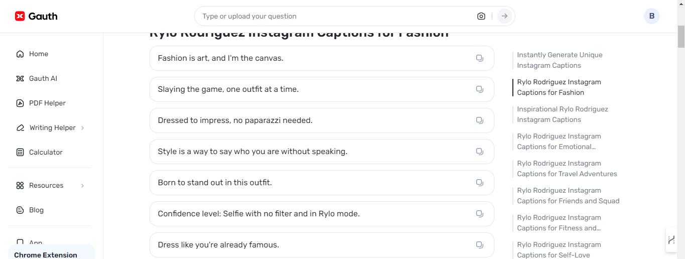 Unlocking the Power of Rylo Rodriguez IG Captions with Gauth